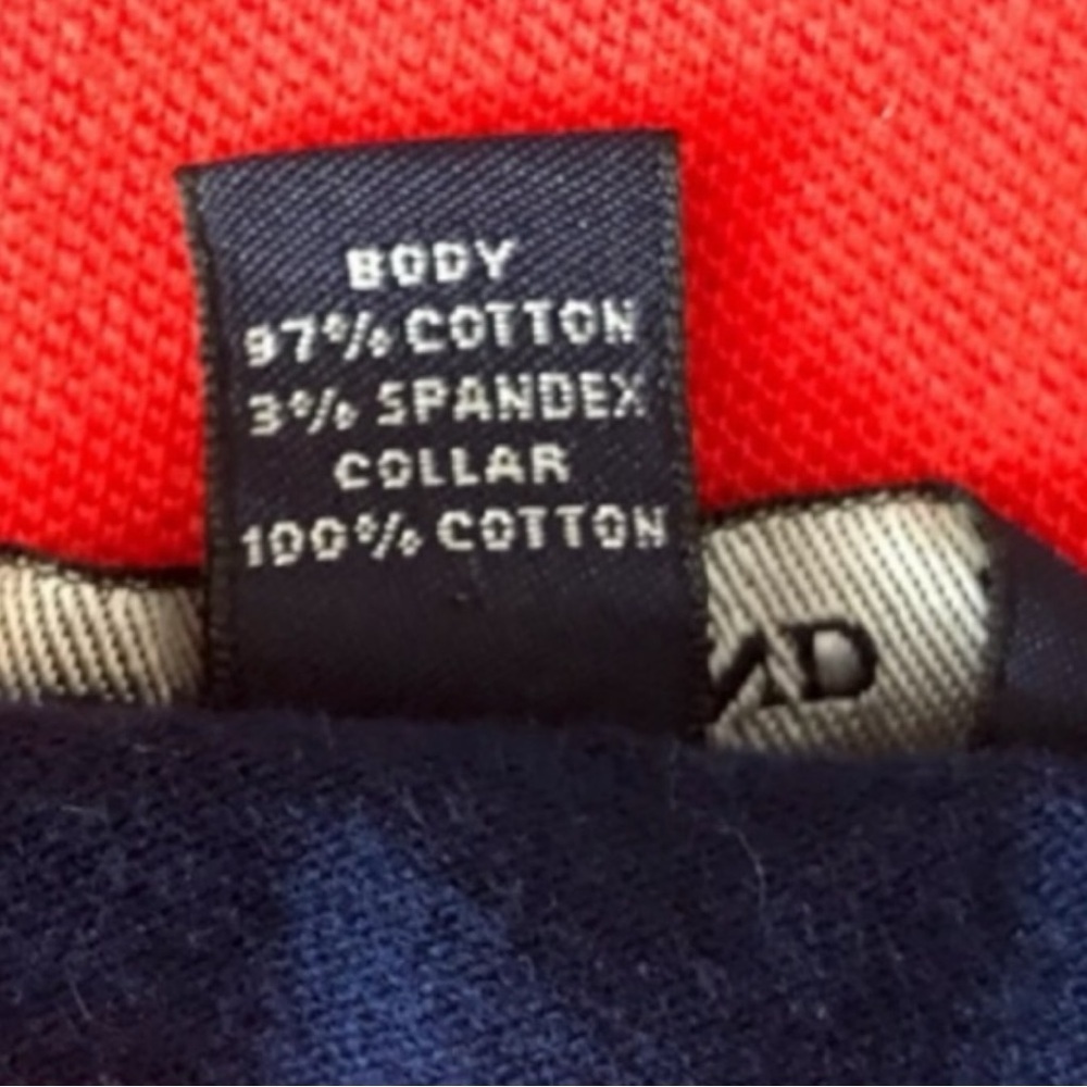 ✨ Lands’ End Striped Polo Dress | Red & Navy Cotton Stretch | XS 2–4 - Picture 8 of 8